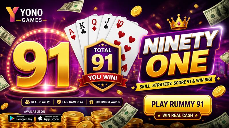 Rummy 91 (Yono) Real Cash Game Screenshot