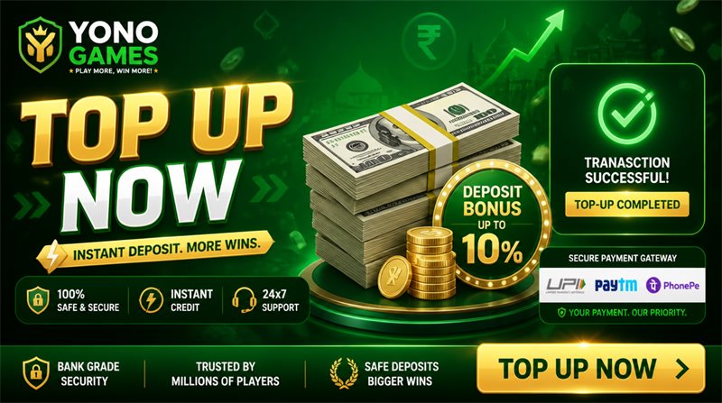 Yono Games Deposit First Recharge Bonus